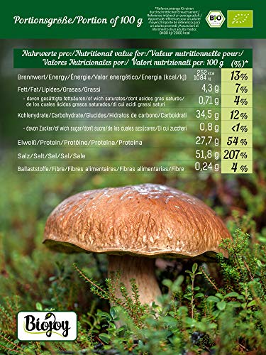 Biojoy Boletus Edulis deshidratados Ecológicos, clase A (200 gr)