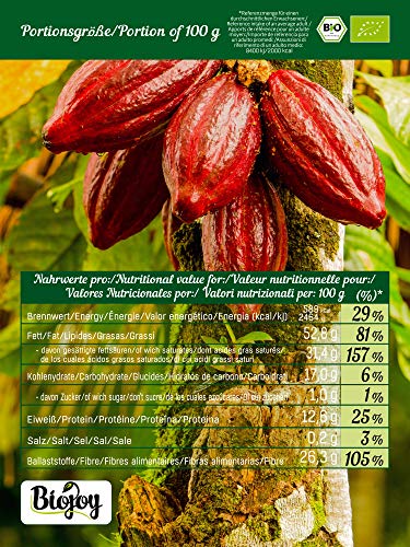 Biojoy Nibs de Cacao Crudo Orgánico (Puntas) (1 kg)