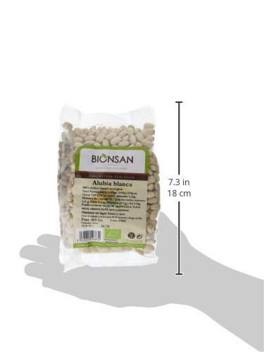 Bionsan Alubia Blanca Ecológica - 6 Bolsas de 500 gr - Total: 3000 gr