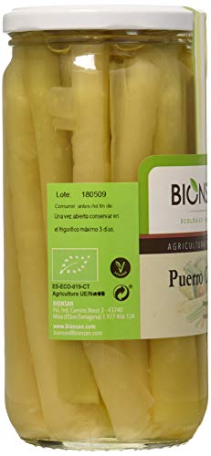 Bionsan Puerro Cocido Ecológico - 4 Botes de 400 gr - Total: 1600 gr