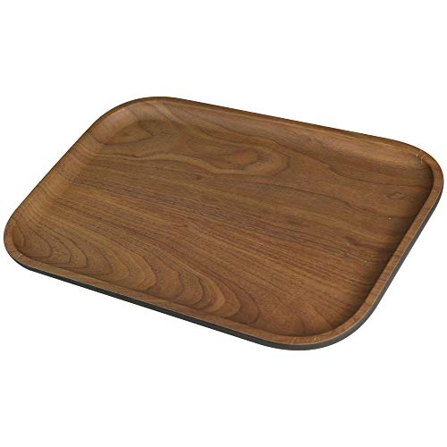 BIOZOYG Plato Servir bambú orgánico MelaminaI 2 Pieza Bandeja bambú Rectangular 30 x 20 cm I Bandeja Madera ecologica Bandeja café Bandeja para Cocina de bambú Bandeja de té Bandeja de Servicio