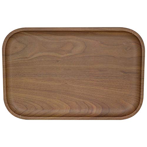BIOZOYG Plato Servir bambú orgánico MelaminaI 2 Pieza Bandeja bambú Rectangular 30 x 20 cm I Bandeja Madera ecologica Bandeja café Bandeja para Cocina de bambú Bandeja de té Bandeja de Servicio