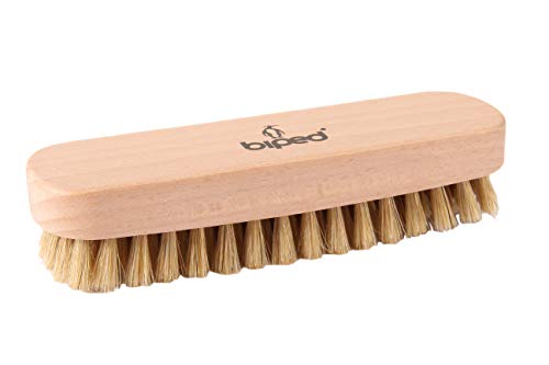 biped Cepillos de madera de haya para los zapatos con crines naturales – para la limpieza o el bruñido z2345 (claras)
