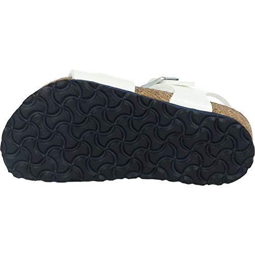 Birkenstock Rio Kids Nautical Stripes Niñas,Sandalia,Chica,Rayas,Nautical Stripes White,26 EU