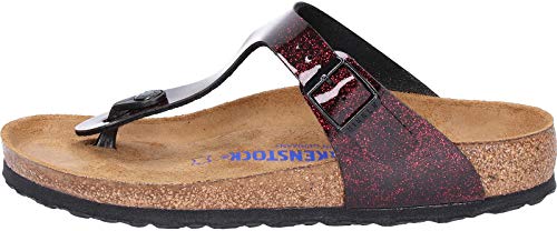 Birkenstock Schuhe Gizeh SFB Birko-Flor Weichbettung Normal iRide Strong Red (1011152) 36 Rot
