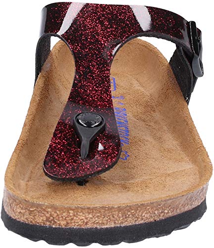 Birkenstock Schuhe Gizeh SFB Birko-Flor Weichbettung Normal iRide Strong Red (1011152) 36 Rot
