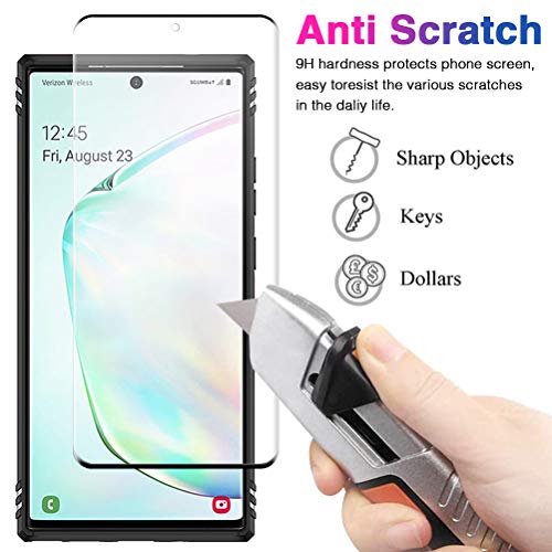 Biteri Rugged - Carcasa para Samsung Galaxy Note 20 Ultra 5G, compatible con Samsung Note 20 Ultra 5G, con 2 cristales blindados, Slim Armor resistente a los golpes, con soporte (negro)