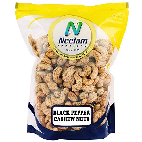 Black Pepper Oven Bold Cashew Nuts(Kaju) 250 gm (8.81 OZ)