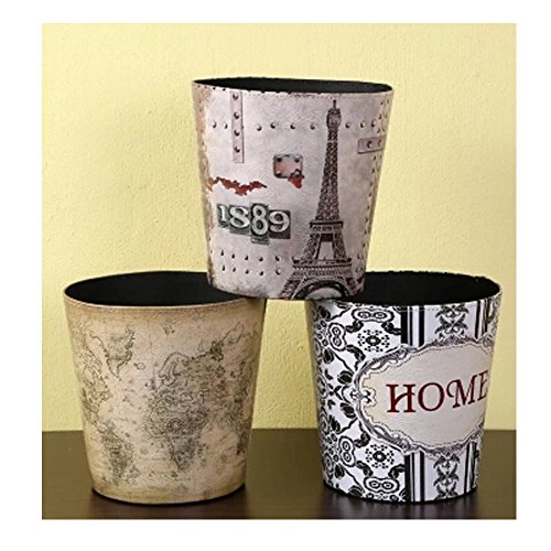 Black Temptation [Helado] Basurero Cesta de Papel Basura Papelera Papelera de Basura 7,87 * 9,64 * 10,24 Pulgadas