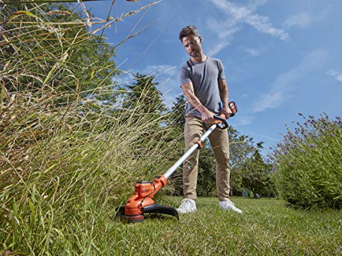 BLACK+DECKER BCSTA536L1-QW - Cortabordes a batería 36V, ancho de corte 33cm, con 1 batería litio de 2.5Ah