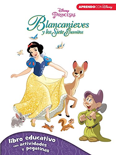 Blancanieves y los siete enanitos (Libro educativo Disney con actividades y pegatinas)