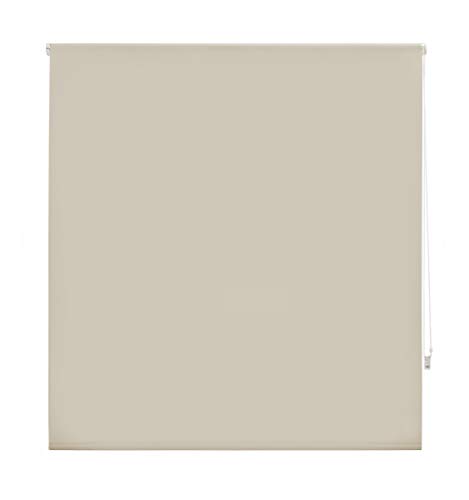 Blindecor Ara - Estor enrollable translúcido liso, Marrón Claro, 140 x 175 cm (ancho x alto)