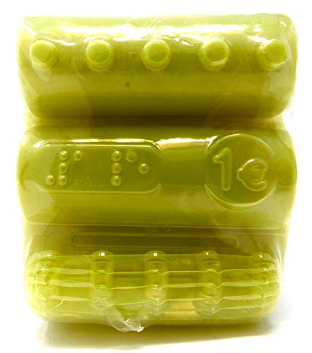 Blisters de Plástico Pack 800 Cartuchos para Monedas desde 1 Céntimo a 2 Euros