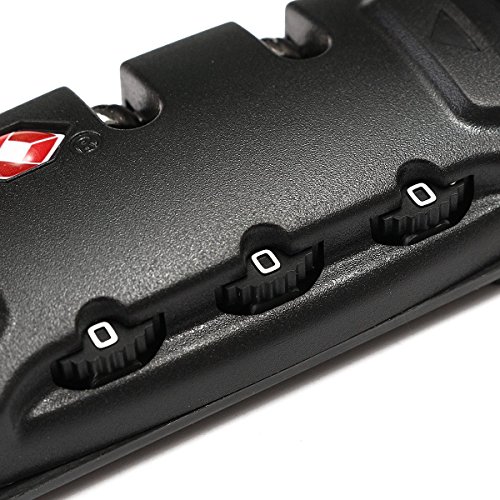BlueBeach® TSA Candado de viaje para Maletín Seguridad para el equipaje 3 dígitos Combinación Número Candado