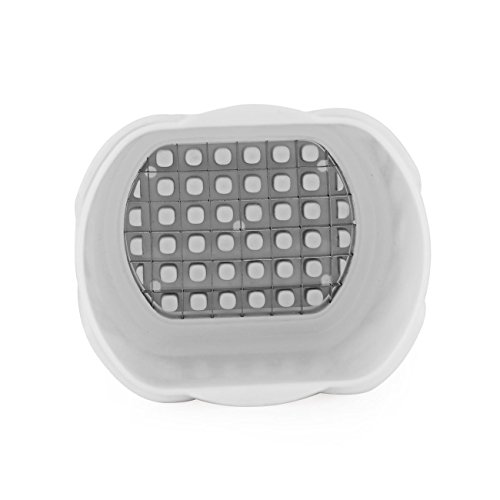 Bluelliant Cortador De Patata para Patata Frita Verduras Frutas Manual En Dados Cubinos, Cuadrados, Plástico, Acero Inoxidable
