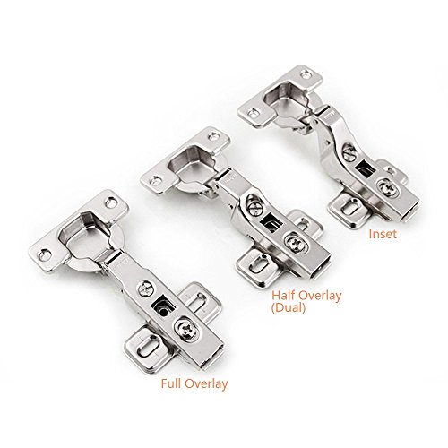 Blum Clip Top 100 Grado Superposición Completa de Bisagras Estándar 71M2550 sin BLUMOTION Bisagra para Puerta de Empotrado Muebles Armarios de Cocina Totalmente Solapado Hecho en Austria Juego de 2