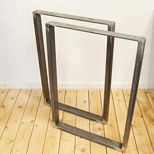BMF DIRECT® - Patas de banco de acero industrial para comedor/oficina/escritorio (2 unidades)