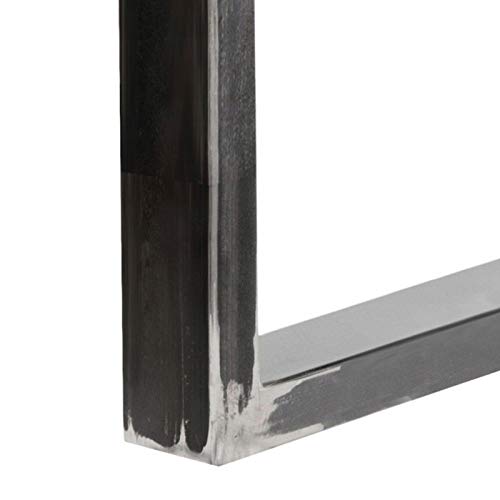 BMF DIRECT® - Patas de banco de acero industrial para comedor/oficina/escritorio (2 unidades)