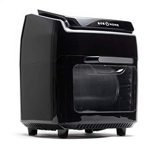 BOB HOME BISTRO VITAL - Horno de aire caliente freidora de aire caliente | deshidratador parrilla | soplador de tambor | sin grasa adicional | 1800 W |12 litros de volumen | 8 programas