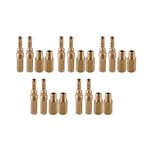 Boburyl 20PCS / Compatible del Set de PWK PE CVK Carburador Jets Principales w/Lenta piloto de la Motocicleta Jets Carb Jet aleación de Aluminio latón