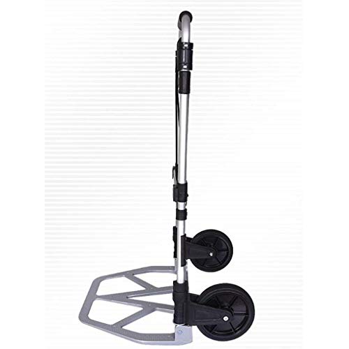 BOC De peso ligero resistente y ligero de aluminio material de la aleación de ruedas de la carretilla, carro del equipaje plegable doble asa de trolley - Teniendo 120Kg