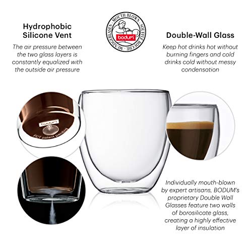 Bodum Pavina Set Vasos térmicos, Centimeters