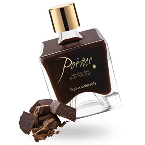 Body Painting Poême Pintura Corporal Comestible Chocolate Negro Cosmética Erótica Sin Lactosa y Sin Gluten de Bijoux Indiscret