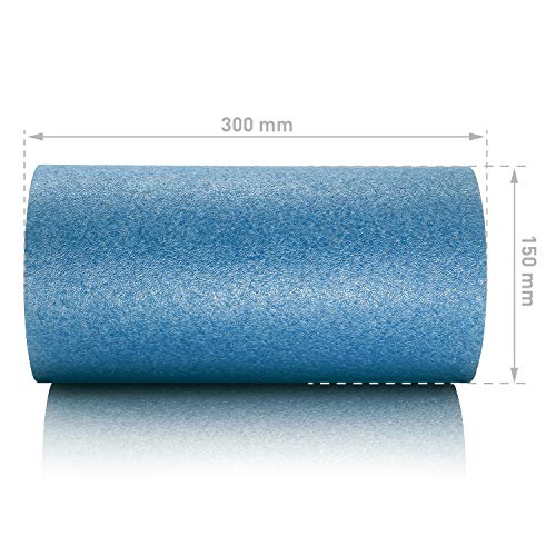 BODYMATE Rodillo Standard para Tejido fascial | Dureza Media | Longitud 30 cm diámetro 15 cm | con Libro electrónico Gratuito | Rodillo miofascial Profesional