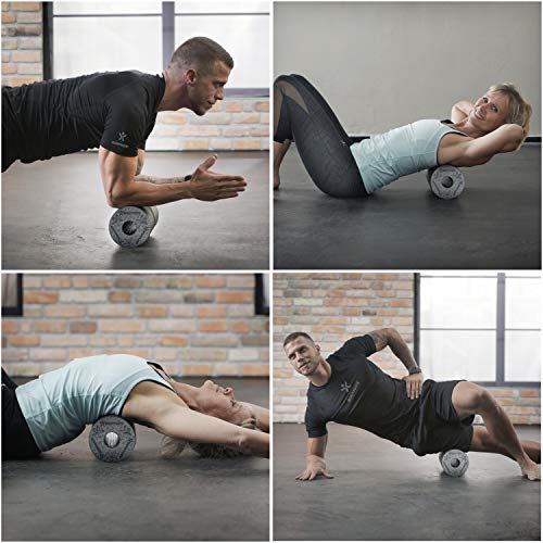 BODYMATE Rodillo Standard para Tejido fascial | Dureza Media | Longitud 30 cm diámetro 15 cm | con Libro electrónico Gratuito | Rodillo miofascial Profesional