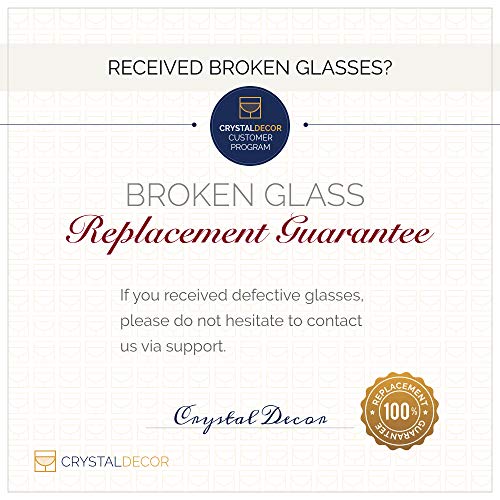 Bohemia Cristal Sandra - Copa de vino (6 unidades, en caja de regalo), capacidad de 350 mililitro, talla única