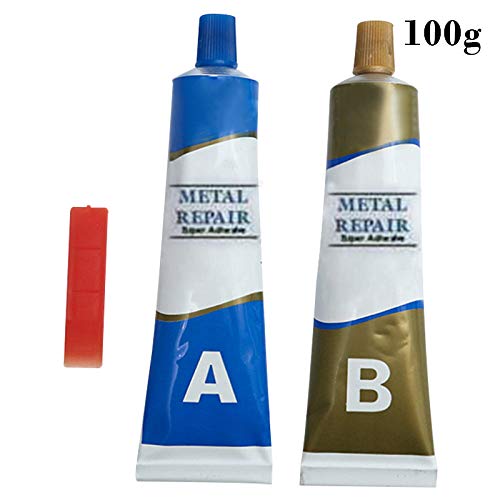 BOLANA - Pegamento líquido para reparación de Metales de Alta Temperatura, 100 g, A+B