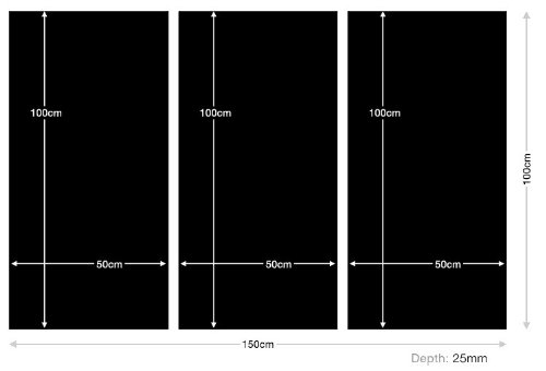 Bold Bloc Design - Spanish Paella Seafood Food Kitchen 150x100cm Treble Caja de Lamina de Arte Lienzo Enmarcado Foto del Colgante de Pared Listo para Colgar Canvas Print 13-8889(00B)-TR32-LO-D