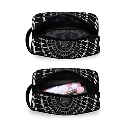 Bolsa de Aseo portátil de Viaje, Bolsa de Maquillaje, multifunción, Bolsa de Almacenamiento, Bolsa de Lona para Mujeres y niñas, de la Marca Whirlpool