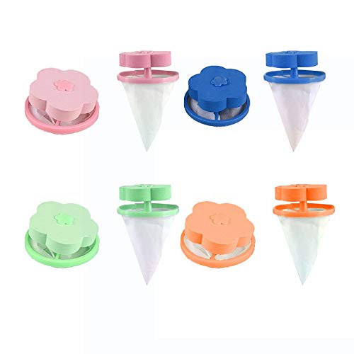 Bolsa de filtro Lavadora neta Lavadora flotante Algodón Colector de pelo Ciruela Forma roja