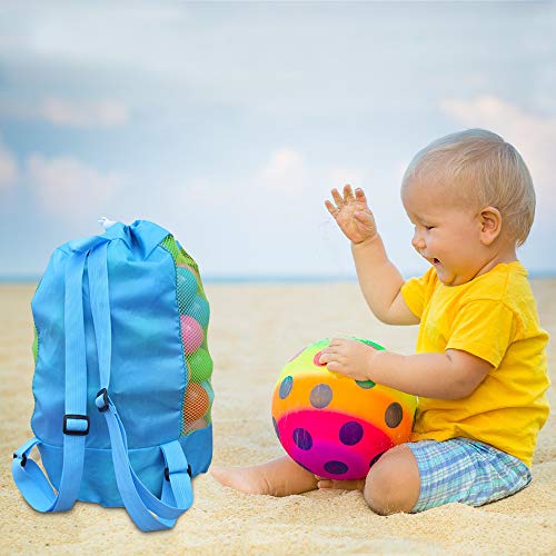 Bolsa de Juguetes de Playa, Bolsa de Playa de Malla para Juguetes de Arena Mochila de Playa para niños Nadar y Piscina Bolsa de Playa XL Grande para Vacaciones Familiares