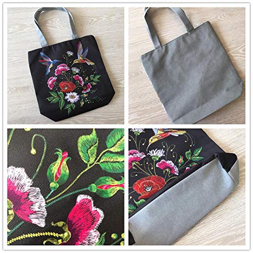 Bolsa De La Compra 1 Uds, Bolso De Playa, Bolso De Mujer, Bolso De Hombro Con Estampado De Mariposa, Bolsos De Lona Para Mujer, Bolsos De Compras Individuales, Bolso De Mano Floral, Bolsa De Almacen