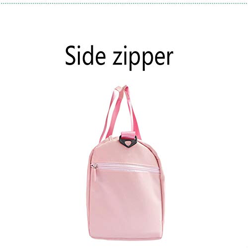 Bolsa De NatacióN Seca Y HúMeda Separada A Prueba De Agua con Bolsa De Almacenamiento De Entrenamiento De PosicióN De Calzado Bolsa De Gimnasio para Deportes De Yoga 46 * 22 * 24 Pink