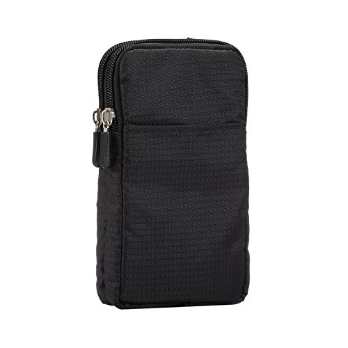 Bolsa de Teléfono Celular, Bolsas de Telefono con Clip de Cinturón, 6.4" Bolsa de Hombro Portátil Nylon Deporte Bolsos de Mano Celular Riñoneras Bandolera Bolsa para Outdoor Camping Senderismo Viaje