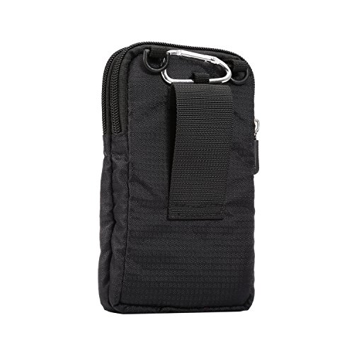 Bolsa de Teléfono Celular, Bolsas de Telefono con Clip de Cinturón, 6.4" Bolsa de Hombro Portátil Nylon Deporte Bolsos de Mano Celular Riñoneras Bandolera Bolsa para Outdoor Camping Senderismo Viaje