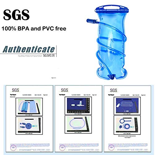 Bolsa Hidratacion La bolsa de 1 litro de agua 1.5L 2L 3L vejiga del agua de hidratación del depósito de contenedores Paquete bolsa de almacenamiento BPA libre que funciona Hidratación chaleco Mochila