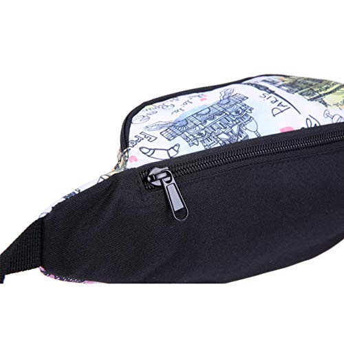 Bolsa náutica Fanny Pack,Marina patrón rayas correr viaje deportes bolsas
