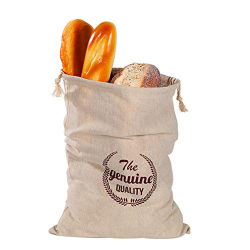 Bolsa para el pan, bolsa para verduras, de algodón, reutilizable, resistente, fácil de lavar, para guardar la congelación, mantener la fruta fresca (estilo B).