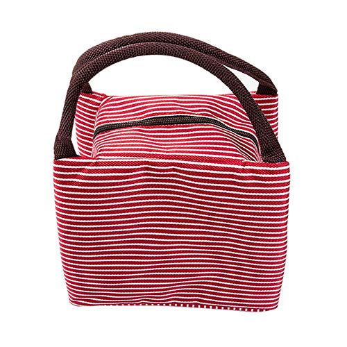 Bolsa TéRmica Comida para El Almuerzo URIBAKY * Bolsa De Almuerzo PortáTil Bento Bolsa Aislada para Adultos/Hombres/Mujeres Oficina Y Escuela De Trabajo