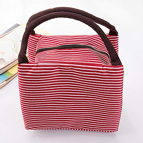 Bolsa TéRmica Comida para El Almuerzo URIBAKY * Bolsa De Almuerzo PortáTil Bento Bolsa Aislada para Adultos/Hombres/Mujeres Oficina Y Escuela De Trabajo
