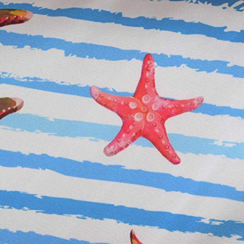 Bolsa tote de tela ESTRELLAS DE MAR. Bandolera multiusos. Nacnic. Bolso de mano. Bolsa tote reutilizable.
