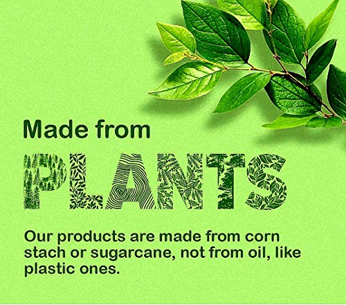 Bolsas Biodegradables y Compostables Fondo de Estrella de 34X40cm Rollo con 400 Bolsas,certificadas TUV Austria Conforme EN13432 y Fabricadas en la Unión Europea