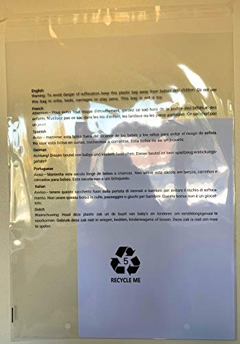 Bolsas de celofán transparentes, resellables, con cierre autoadhesivo, para envolver ropa o guardar folletos, copias, documentos o camisas, 50 unidades, tamaño A3, 420 mm x 310 mm