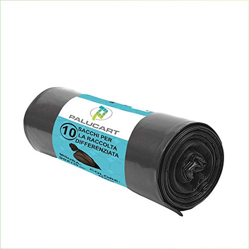 Bolsas negras grandes resistentes bolsas de basura condominiales 90 x 120 cm 120 litros 10 unidades
