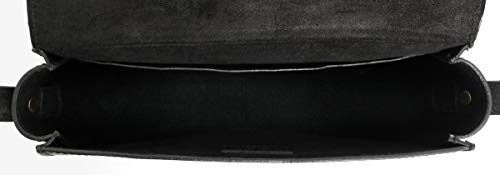 Bolso de Cuero Gusti - Wiebke Bolso Mujer Bandolera pequeño de Piel Negro