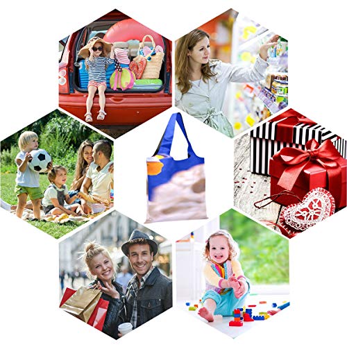 Bolso de viaje Anémona Animal Acuario Pez payaso Lona de océano marino Bolso grande de mano Bolso de hombro de moda Bolsas de compras reutilizables de poliéster, lavables, duraderas y ligeras